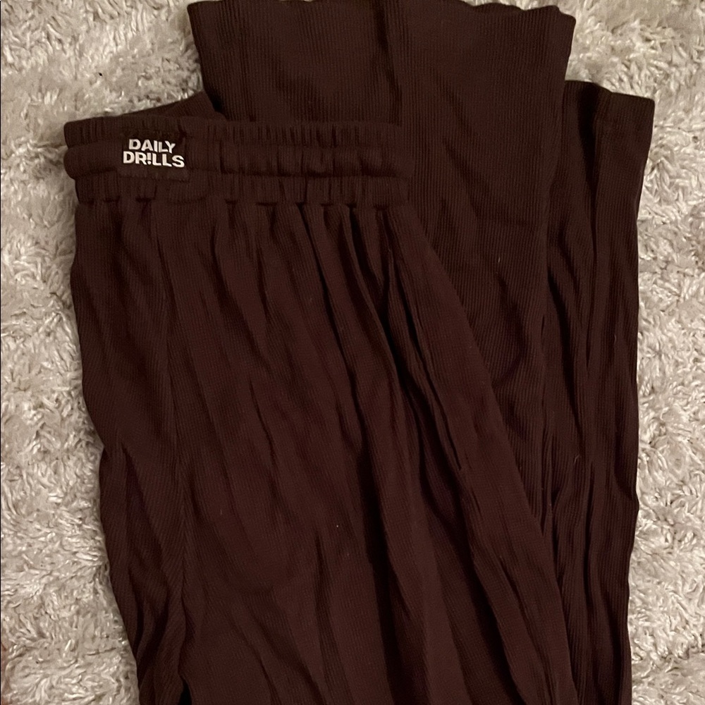 Daily Drills Chocolate brown thermal pants